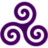 Purple Triskele Icon